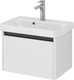 Миниатюра изображения товара Тумба под умывальник Dreja Luxury 55см Подвесная 1 ящик / 99.2009 (белый матовый)