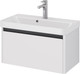 Миниатюра изображения товара Тумба под умывальник Dreja Luxury 70см Подвесная 1 ящик / 99.2010 (белый матовый)