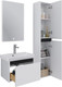Миниатюра изображения товара Шкаф-пенал для ванной Dreja Luxury 35см Универсальный / 99.2013 (белый матовый)