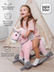 Миниатюра изображения товара Качалка-каталка Amarobaby Juno Единорог / AMARO-28JU-RoSe (розовый/серый)