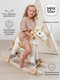 Миниатюра изображения товара Качалка-каталка Amarobaby Unicorn Единорог / AMARO-28UNI-BeZo (белый/золотистый)