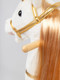 Миниатюра изображения товара Качалка-каталка Amarobaby Unicorn Единорог / AMARO-28UNI-BeZo (белый/золотистый)