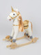 Миниатюра изображения товара Качалка-каталка Amarobaby Unicorn Единорог / AMARO-28UNI-BeZo (белый/золотистый)