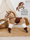 Миниатюра изображения товара Каталка детская Amarobaby Funny Horse Лошадка / AMARO-28FH-Bei (бежевый)