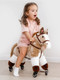 Миниатюра изображения товара Каталка детская Amarobaby Funny Horse Лошадка / AMARO-28FH-Bei (бежевый)