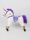 Миниатюра изображения товара Каталка детская Amarobaby Funny Horse Лошадка / AMARO-28FH-BeFi (белый/фиолетовый)