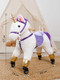 Миниатюра изображения товара Каталка детская Amarobaby Funny Horse Лошадка / AMARO-28FH-BeFi (белый/фиолетовый)