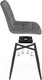 Миниатюра изображения товара Стул Notta Челси 360 / 626091 ( темно-серый ZD 995/черный)