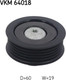 Миниатюра изображения товара Ролик ремня генератора SKF VKM64018