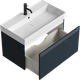 Миниатюра изображения товара Тумба с умывальником Aqwella Pure / PUR0108GRM