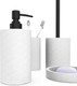 Миниатюра изображения товара Набор аксессуаров для ванной FORA Delicate White (3 предмета)