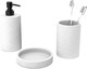 Миниатюра изображения товара Набор аксессуаров для ванной FORA Delicate White (3 предмета)
