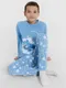 Миниатюра изображения товара Пижама детская Mark Formelle 563323 (р.104-56-51, синий туман/звезды на синем)