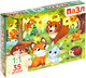 Миниатюра изображения товара Пазл Puzzle Time Зверята в лесу / 9178204 (35эл)