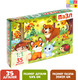 Миниатюра изображения товара Пазл Puzzle Time Зверята в лесу / 9178204 (35эл)