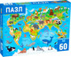 Миниатюра изображения товара Пазл Puzzle Time Животные мира / 7673631 (60эл)