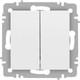 Миниатюра изображения товара Выключатель INTRO Accent 6-107-01М / Б0063556 (белый матовый)