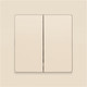 Миниатюра изображения товара Выключатель INTRO Accent 6-107-02 / Б0063558 (слоновая кость)