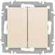 Миниатюра изображения товара Выключатель INTRO Accent 6-107-02 / Б0063558 (слоновая кость)
