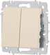 Миниатюра изображения товара Выключатель INTRO Accent 6-107-02 / Б0063558 (слоновая кость)