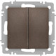 Миниатюра изображения товара Выключатель INTRO Accent 6-107-08 / Б0063570 (бронза)