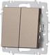 Миниатюра изображения товара Выключатель INTRO Accent 6-107-08 / Б0063570 (бронза)