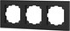Миниатюра изображения товара Рамка для выключателей и розеток INTRO Accent 6-503-07 / Б0063791 (графит)