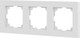 Миниатюра изображения товара Рамка для выключателей и розеток INTRO Accent 6-503-01М / Б0063744 (белый матовый)