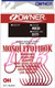 Миниатюра изображения товара Набор крючков рыболовных Owner Mosquito Hook red №10 / 5177-013 (12шт)