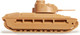 Миниатюра изображения товара Сборная модель Звезда Британский средний танк Матильда II / 6171