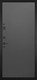 Миниатюра изображения товара Входная дверь ГРАНИТ Геометрия 77 графит нубук (96x207, левая)