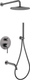Миниатюра изображения товара Душевая система со смесителем Abber Wasser Kreis AF8117NG (никель)
