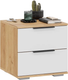 Миниатюра изображения товара Прикроватная тумба ТриЯ Джоли (дуб крафт золотой/белый матовый)