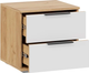 Миниатюра изображения товара Прикроватная тумба ТриЯ Джоли (дуб крафт золотой/белый матовый)