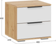 Миниатюра изображения товара Прикроватная тумба ТриЯ Джоли (дуб крафт золотой/белый матовый)