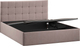 Миниатюра изображения товара Двуспальная кровать ТриЯ Джоли Универсальная с ПМ Тип 1 160x200 (велюр, мокко темный)
