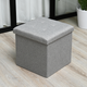 Миниатюра изображения товара Пуф Well's складной 38x38x38 (светло-серый)