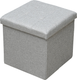 Миниатюра изображения товара Пуф Well's складной 38x38x38 (светло-серый)