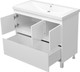 Миниатюра изображения товара Тумба с умывальником Misty Алиса 100 / Э-Али01100-0112Я+10.150.01000.001 (напольная)