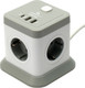 Миниатюра изображения товара Сетевой фильтр Cablexpert TWR-4-CU2-W-2