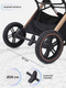 Миниатюра изображения товара Детская универсальная коляска MOWbaby Jasper 3 в 1 / MB022 (Gold Black)