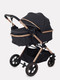 Миниатюра изображения товара Детская универсальная коляска MOWbaby Jasper 3 в 1 / MB022 (Gold Black)