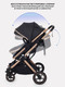 Миниатюра изображения товара Детская универсальная коляска MOWbaby Jasper 3 в 1 / MB022 (Gold Black)