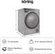 Миниатюра изображения товара Сушильная машина Korting KD 69IHP10 An