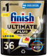 Миниатюра изображения товара Капсулы для посудомоечных машин Finish Powerball Ultimate Plus AIO Лимон (36шт)