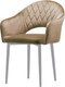 Миниатюра изображения товара Стул Памир София F08 (бежевый/белая опора)