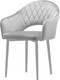 Миниатюра изображения товара Стул Памир София F80 (серый минт/белая опора)