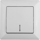 Миниатюра изображения товара Выключатель INTRO Solo 4-102-01 / Б0053557 (белый)