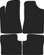 Миниатюра изображения товара Комплект ковриков для авто Alicosta 2219_1 для Geely Emgrand EC7 Седан 2009-2017 (EVA соты, черный)