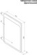 Миниатюра изображения товара Зеркало Континент Lacio Led 70x80 (с бесконтактным сенсором)